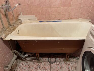 чугунную ванну 150х70: Ванна Круглая, Чугун, Б/у