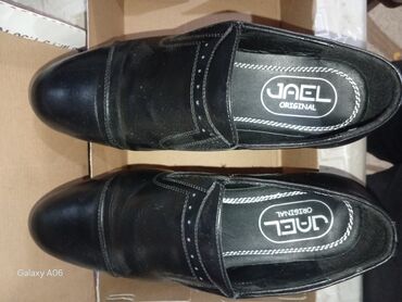 Ayaqqabılar: JAEL Original kişi ayaqqabısı - Model: klassik slip-on - Rəng: qara - — 2