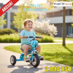 Dečiji bicikli: Tricikl Bubamara – dečiji tricikl sa motivom bubamare - Dizajniran za na lalafo.rs — 2 Dečiji bicikli: Tricikl Bubamara – dečiji tricikl sa motivom bubamare - Dizajniran za — 2