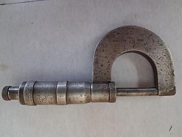 Alətlər: Məftil ölçən mikrometr – 0–25 mm - İstehsal ili: 1934 - Ölçü — 4