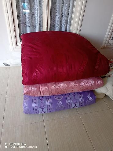 dovşan şəkili: Məhsul: Tikişli döşək/yataq döşəyi dəsti Təsvir: - Üç ədəd yumşaq — 1