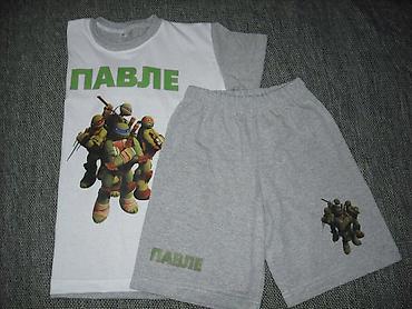 Kompleti: Deciji sorc i majca a moze da bude i kratka pidzama Vel 2-12 Cena 2200 — 25