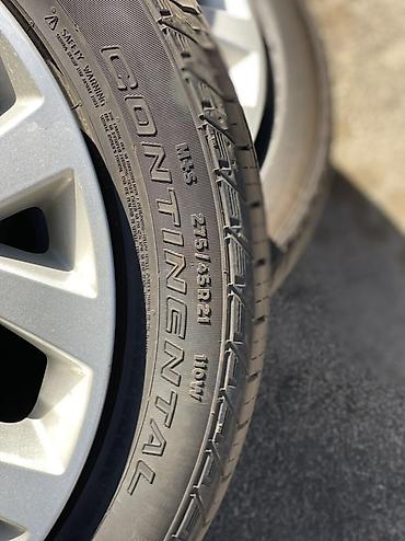 Колеса в сборе: Land Rover orijinal 21" yüngül lehimli disklər və Continental şinlər — 3