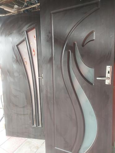 qapi: MDF qapılar və qutu dəstləri - Material: MDF (ağac teksturalı, tünd — 2