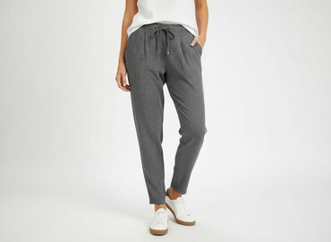 stradivarius szare spodnie: M&S Collection, Spodnie materiałowe damskie, rozmiar M