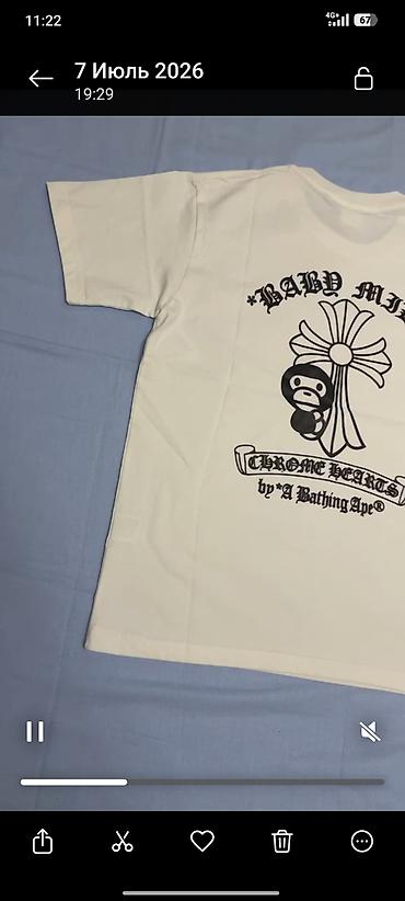 pull and: СРОЧНО ФУТБОЛКА BAPE x CHROM HARTS,НОВАЯ ПОСЛЕДНЯЯ ОТДАЮ ЗА — 3