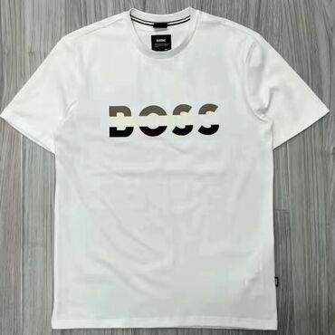 футболки boss: Мужская футболка, XL (EU 42), Boss, Новый, цвет - Белый