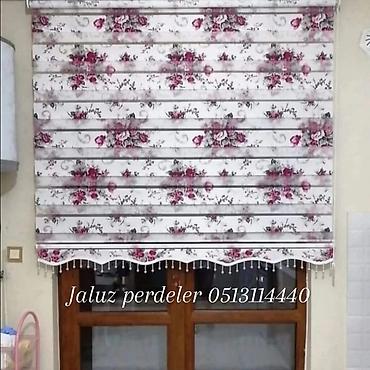 Jalüzlər: Zebra/jalüz pərdə modelləri - Naxışlı dekor: Barokko üslubunda damask — 4