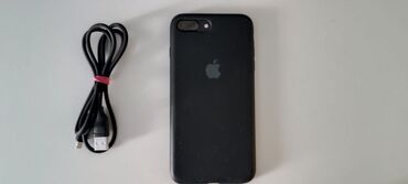 Apple iPhone: IPhone 7 Plus, Б/у, 256 ГБ, Черный, Зарядное устройство, Защитное стекло, Чехол, 100 %