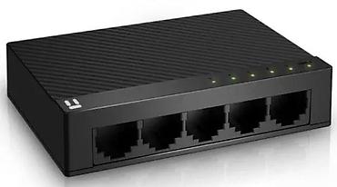 Modemi, ruteri i mrežni uređaji: Mrežni switch – 5-portni neadministrabilni Ethernet preklopnik - 5x — 8