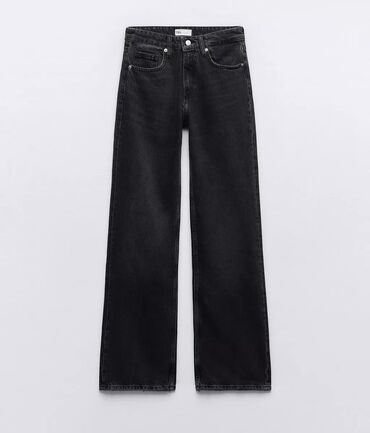 джинсы из турции: Прямые, Zara, Турция, Средняя талия