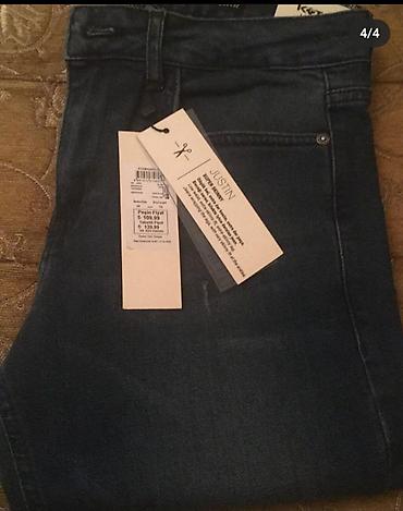 Cinslər: KOTON jeans yenidir, geyinilmeyib, etiketi ustundedir, razmer W20 — 2