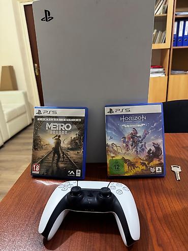 aga playstation: PlayStation 5 (Disc Edition) satılır. Tam işlək və əla vəziyyətdədir — 1