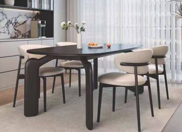 Столы для зала: Обеденные группы S&S — Бишкек - Современный обеденный стол с at lalafo.kg — 2 Столы для зала: Обеденные группы S&S — Бишкек - Современный обеденный стол с — 2