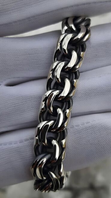 Серебряные цепочки: Серебряная цепь "Император" вес 120 гр 60 см Ручная работа Серебро 925 — 14