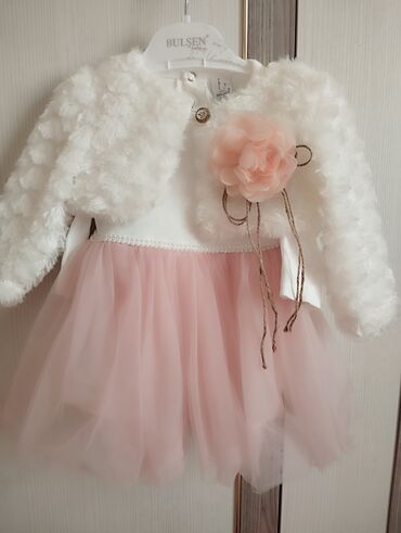 qiz usaq geyimleri: Детское платье цвет - Розовый