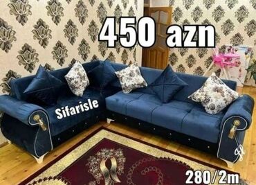 Masa və oturacaq dəstləri: Künc divan, Yeni, Açılmayan, Bazasız, Nabuk, Şəhərdaxili pulsuz çatdırılma