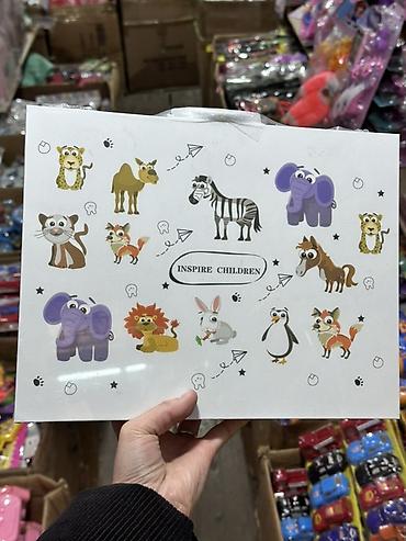 Набор детских наклеек “Inspire Children” с милыми животными. - Тема
