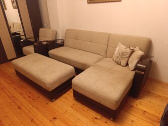 стеклянный стол офисный: Künc divan dəsti satılır!