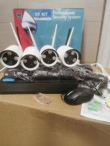 Kamere za video nadzor: Video nadzor PTZ wifi solar 16cam POE KIT FULLHD 12MP POKLON. Komplet — 26