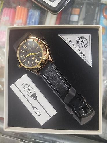 casio saat: USB Watch Lighter – Kvars qol saatı və gizli USB alışqan funksiyası — 1