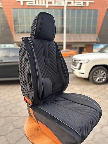 Чехлы и накидки на сиденья: Чехлы Велюровые, С подушкой, цвет - Бежевый, Новый, Бесплатная доставка — 5