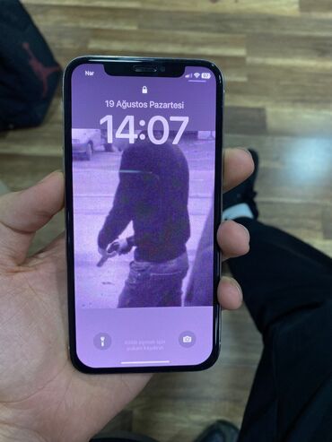 iphone 8 plata: IPhone X, 64 GB, Ağ, Face ID