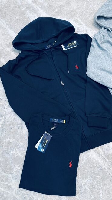 спортивное оборудование: Мужской спортивный костюм, XL, Polo Ralph Lauren, Новый, цвет - Синий, Самовывоз, Бесплатная доставка, Платная доставка