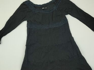 czarna sukienki z falbana: Sukienka, XS, stan - Dobry