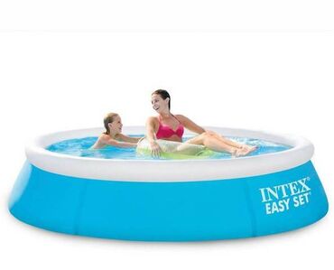 бассейн с шарами: Бассейн с надувным бортом Easy Set х51см, 886л