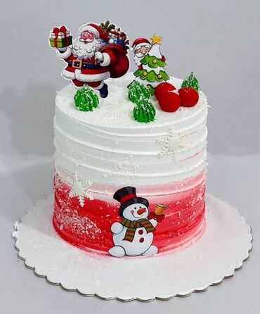 Tortlar: Yeni İl temalı tortlar 🎂 Evdə bişən, yumşaq və qatqısız tortlar — 8