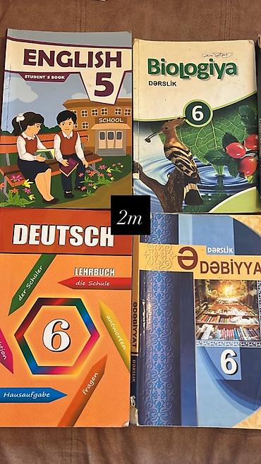Digər məktəb dərslikləri: 6-cı sinif üçün dərsliklər dəsti Paketə daxil olan kitablar: - — 3