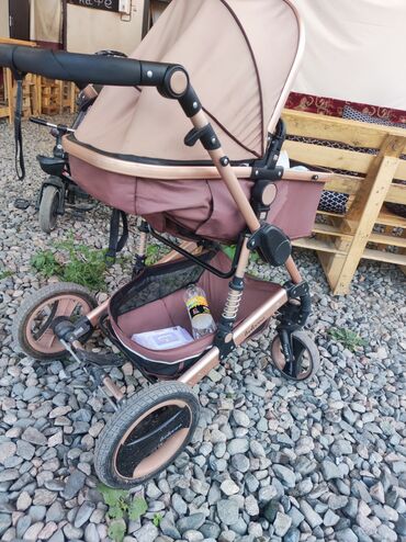детский коляски: Балдар арабасы, түсү - Күрөң, Колдонулган