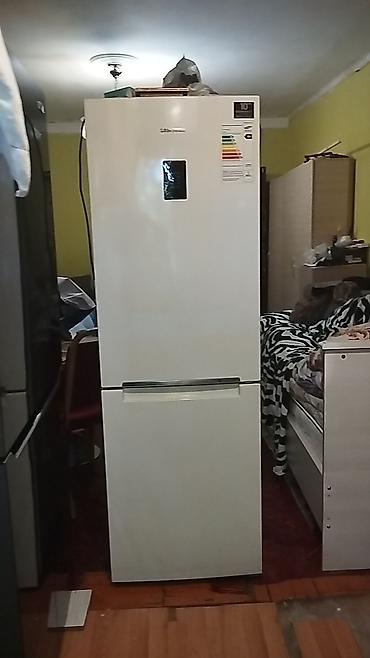 kombi qabi: İşlənmiş 2 qapılı Samsung Soyuducu Satılır, rəng - Ağ, Təkərli — 7