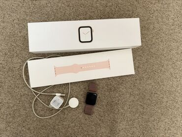 купить apple watch: Смарт‑часы Apple Watch (серия 4), корпус в цвете розовое золото. Экран
