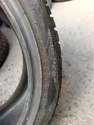 1 9 dci: Шины 245 / 40 / R 20, Зима, Б/у, 1 шт, Легковые, Корея, Hankook — 2