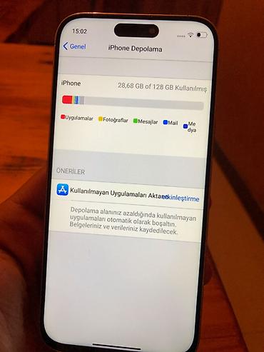 ipone 7s: IPhone 16 Pro Max, 128 GB, Ağ, Face ID — 6