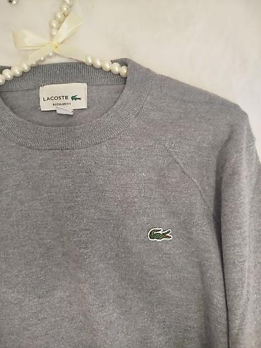 pull and: Мужской свитер, M, Lacoste, Б/у, цвет - Серый — 2