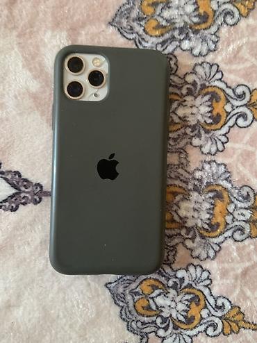 IPhone 11 Pro, Б/у, 64 ГБ, Matte Midnight Green, Чехол, 74 %