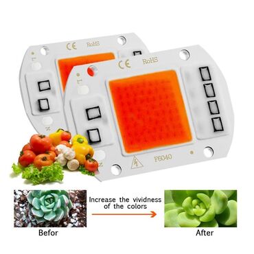 Baštenska rasveta: Led Reflektor Rast Biljki Led Grow Full Spectrum 50w 220v — 16