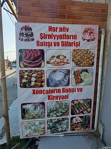 ucuz pisik yemekleri: Şirniyyat ucun reklam
2•140 sm
Qimet : 50 azn
Unvan : Maşdağa 
5698 — 1