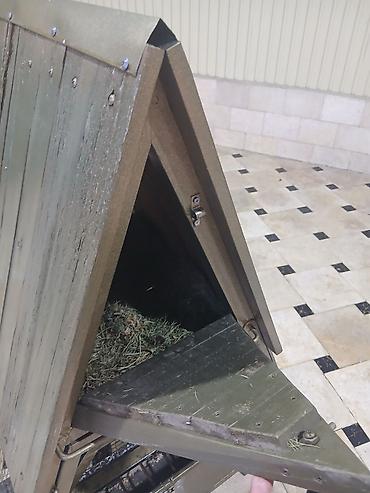 Товары и оборудование для с/х животных: Передвижной курятник/вольер треугольной формы (А-образная — 12