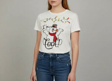 bluzy ze śmiesznym napisem: T-shirt damski, rozmiar L