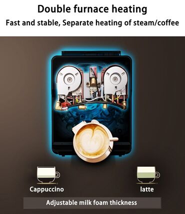 Qəhvə maşınları: Qəhvə maşını Avtomat, Üyüdücü ilə, Yeni — 6