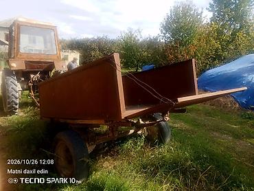 125 cc motor: Kənd təsərrüfatı üçün təkərli traktor və qoşqu - Kabinəli, ön-arka — 5