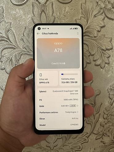 telefon powerbank: Oppo A57, 256 GB, İki sim kartlı — 3