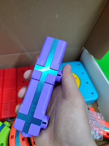 Игрушки: Поезд на магнитной дороге игрушка детская🚅 Комплектация товара — 9