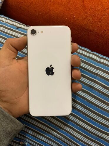 iphone 11 64 гб цена бишкек: IPhone SE 2020, Колдонулган, 64 ГБ, Ак, Кулакчындар, Заряддоочу түзүлүш, Коргоочу айнек, 78 %