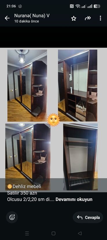 Mətbəx mebeli: Dəhliz dolabı