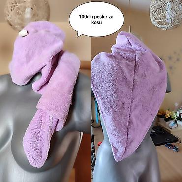 pranje kacketa: Peskir za kosu – ljubičasti turban od mikrofibera. - Brzo upija vlagu — 1